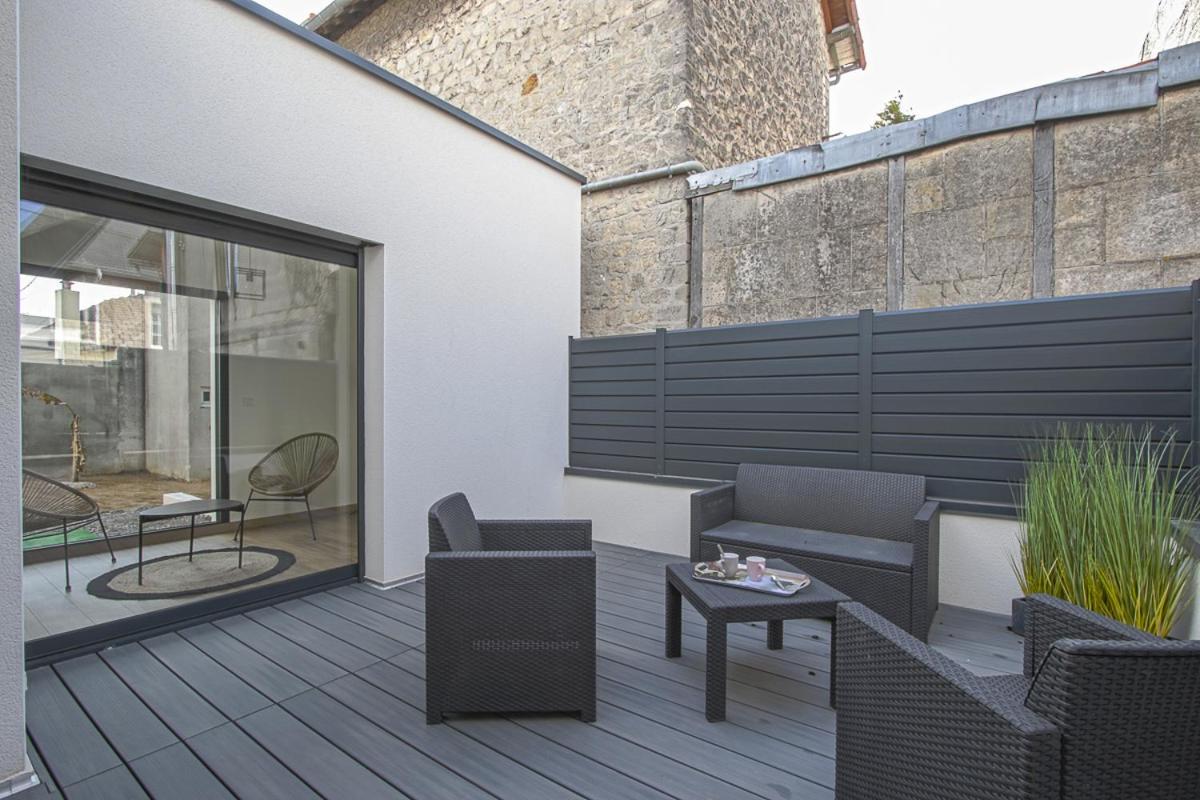 Quijote, Maison Moderne Avec Terrasse A Caen Esterno foto