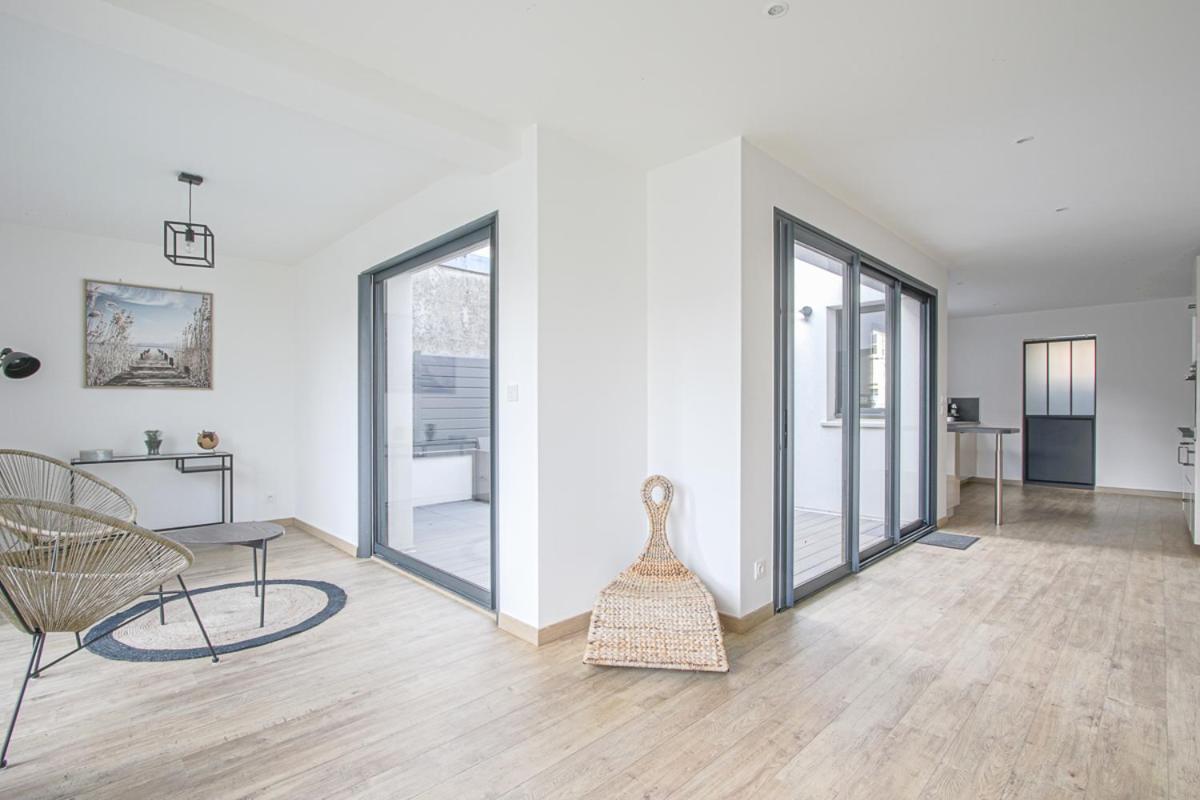 Quijote, Maison Moderne Avec Terrasse A Caen Esterno foto